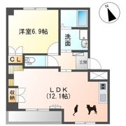 桜花館 五条の間取り画像