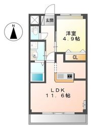 シャンビラージュⅡの間取り画像