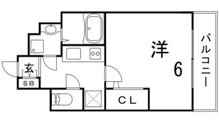 エスリード神戸三宮の間取り画像