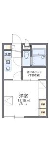 レオパレスベルンの間取り画像