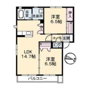 SAKURA A棟の間取り画像