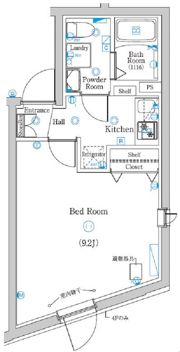 ラフィスタ品川西大井の間取り画像