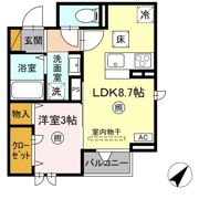エストレアAの間取り画像