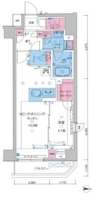 GENOVIA上野skygardenの間取り画像