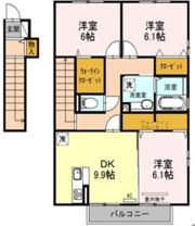 レジーナ富の原の間取り画像