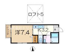 ラポールコヤマの間取り画像