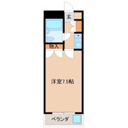 メビウスコート国立の間取り画像