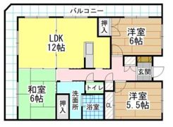 エクセレント中井の間取り画像