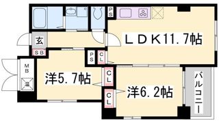 アルファレガロ上沢の間取り画像