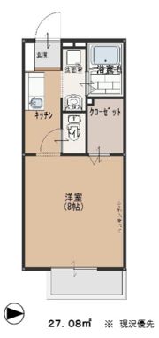 カルム国立の間取り画像