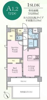 Mimosa北朝霞の間取り画像