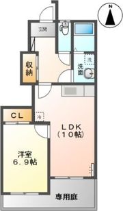 アクアB棟の間取り画像