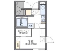 レオパレスフルールの間取り画像