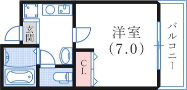 住吉VALOREⅡの間取り画像