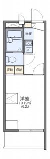 レオパレスハッピーロイヤルの間取り画像