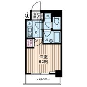 アムス門前仲町 富岡の間取り画像