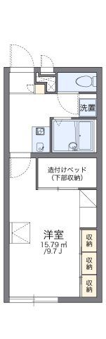 レオパレス一本杉の間取り画像