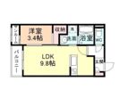 パークプレイス中川原の間取り画像