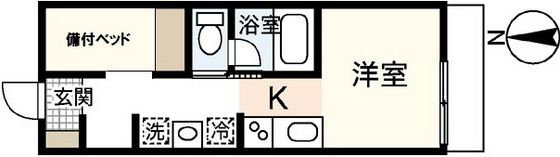 リバーノース中筋の間取り画像