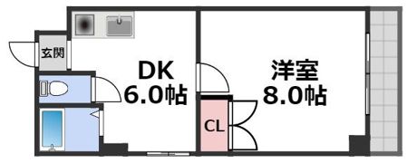 カーサAYの間取り画像