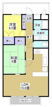 第6イトウハイツの間取り画像