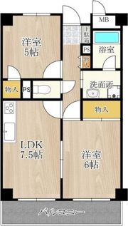 久光マンションの間取り画像
