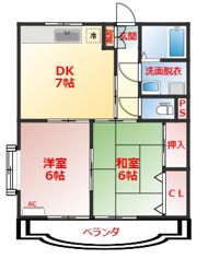 パームガーデン惟神の間取り画像