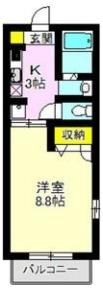 プレジールの間取り画像