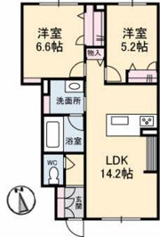 アトレガーデン Aの間取り画像