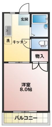 桜マンションの間取り画像