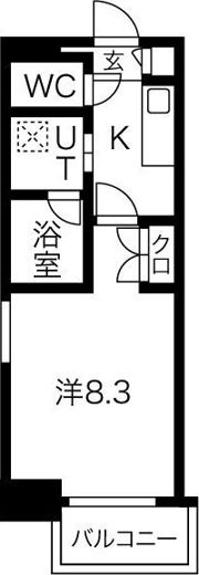 シティライフ今池の間取り画像