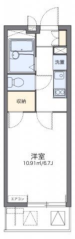 レオパレスシャルマン タナカⅡの間取り画像