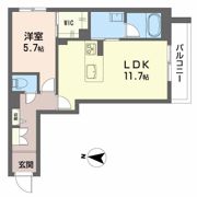 ソサイティ掛尾の間取り画像