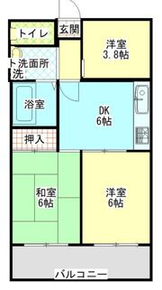 シャルルみずほの間取り画像