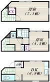 二葉2丁目戸建ての間取り画像
