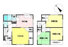 鞍掛山ヒルズの間取り画像