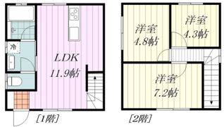 Casa al mare 中村2の間取り画像