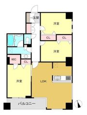 クレール横濱の間取り画像