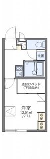 レオパレス花水木の間取り画像