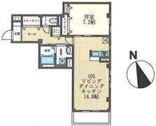 エルカーサ逗子Bの間取り画像