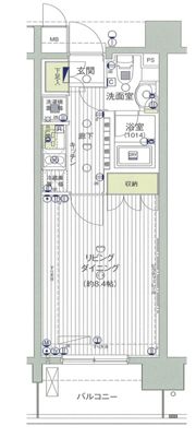 レックス海岸通りレジデンスの間取り画像