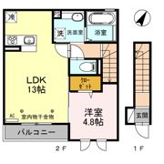 アルエット-Alouette-の間取り画像