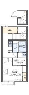レオパレスブライトセゾンの間取り画像
