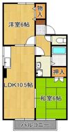 ヴェルジェKの間取り画像
