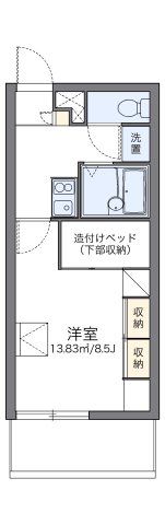 レオパレスYOGIの間取り画像