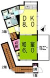 シンメイハイツの間取り画像