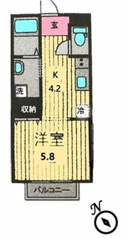 メゾン原Ⅰの間取り画像