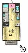 メゾン原Ⅰの間取り画像