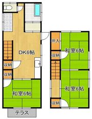 稲光穰 貸家の間取り画像