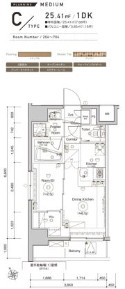 SYFORME UENO Asyl Courtの間取り画像